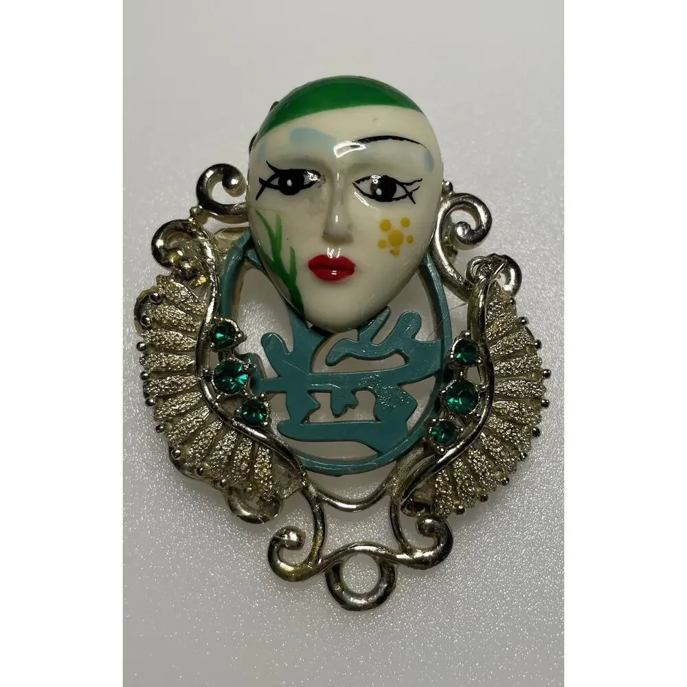 Vintage‎ 1950s Whimsical Figural Face 2.5